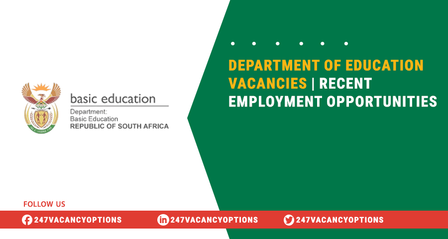 Department Of Education Vacancies