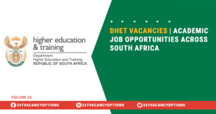 DHET Vacancies
