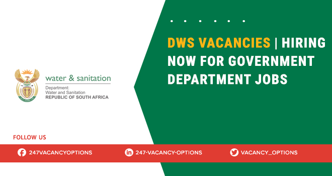 DWS Vacancies: Latest Government Jobs 2025 DWS Vacancies