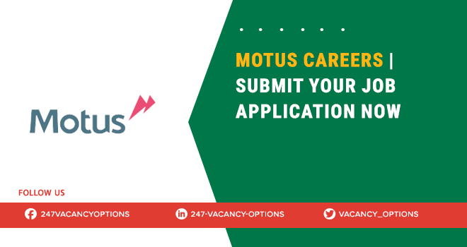 Motus Careers 2025 | Recent Automotive Sector Jobs Motus Careers